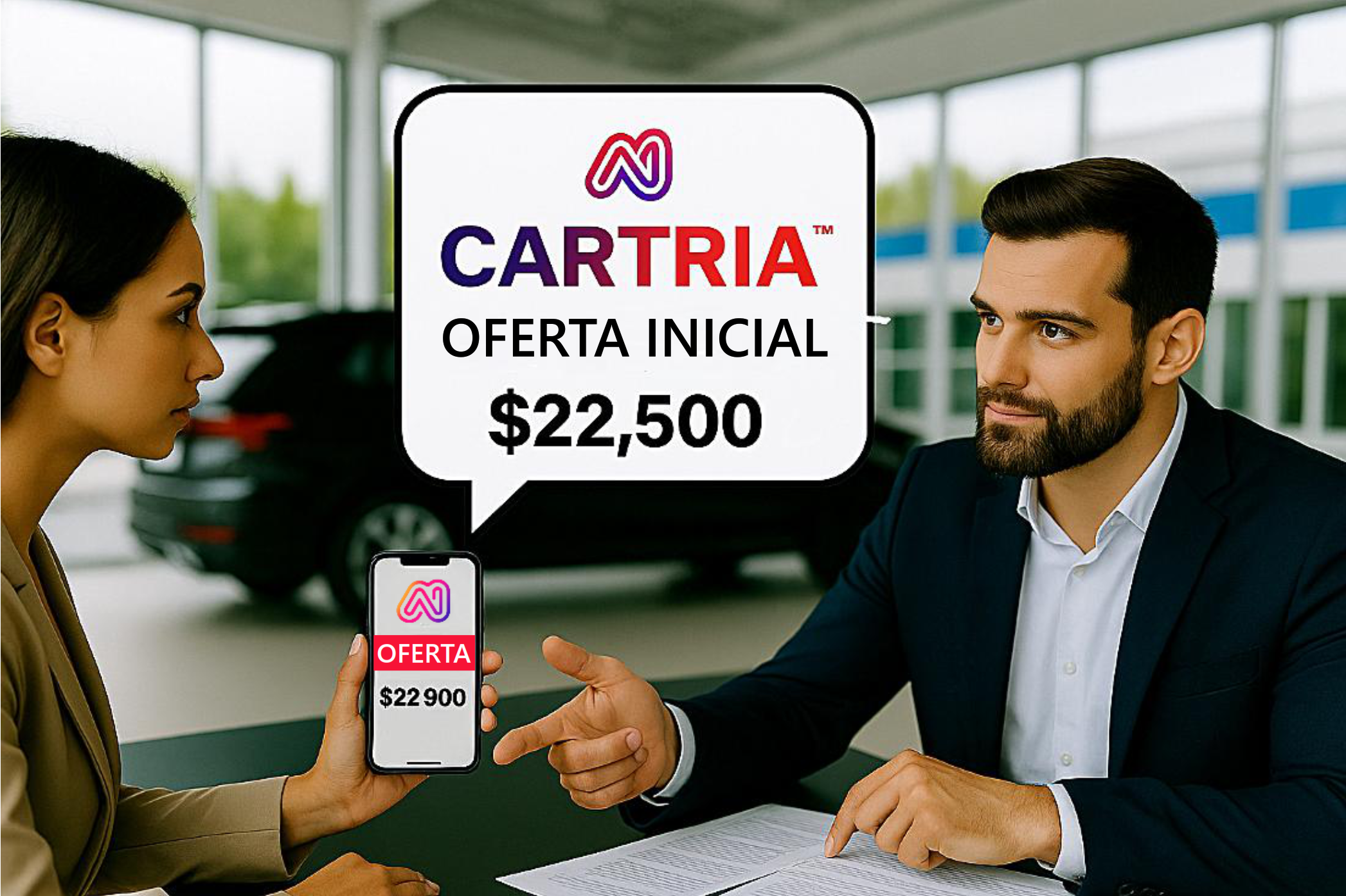 Visual de CARTRIA IA